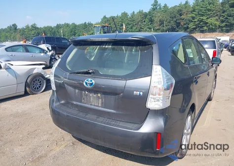 2012 Toyota Prius V z USA, uszkodzony, nr VIN JTDZN3EU6C3185471